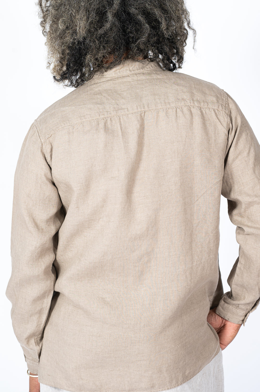 Hemp L/S Shirt, Coffee