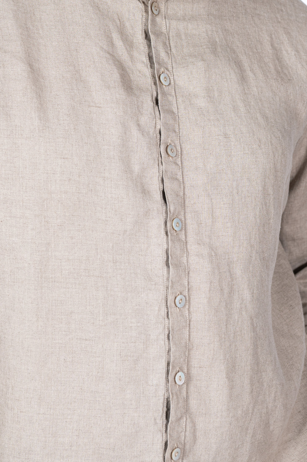 Hemp L/S Shirt, Coffee