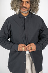 Cotton L/S Shirt, Dark Charcoal