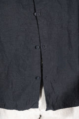 Washi and Hemp L/S Shirt, Charcoal Gray