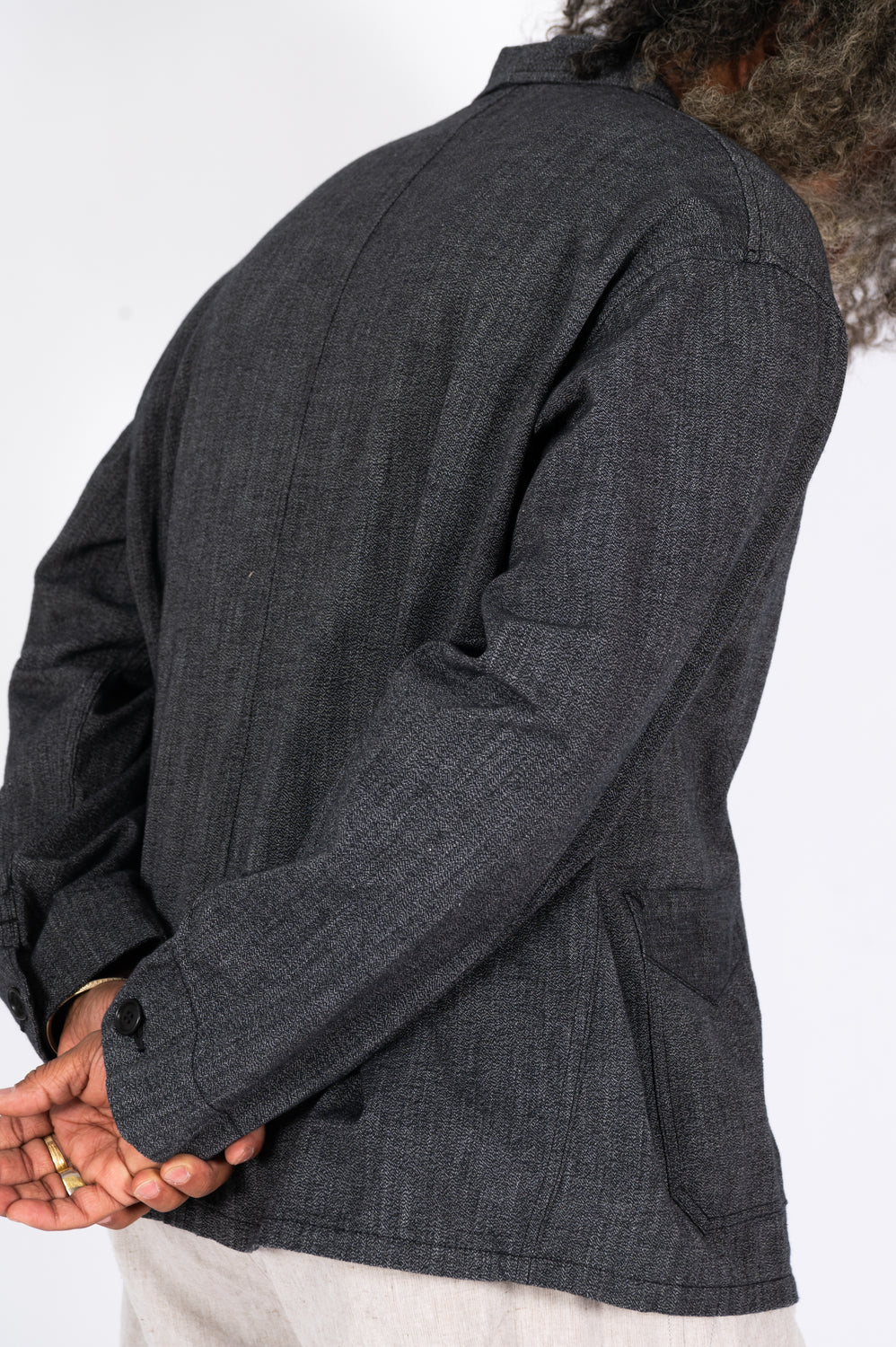 POST Chinois Travail Coverall 2 Gray