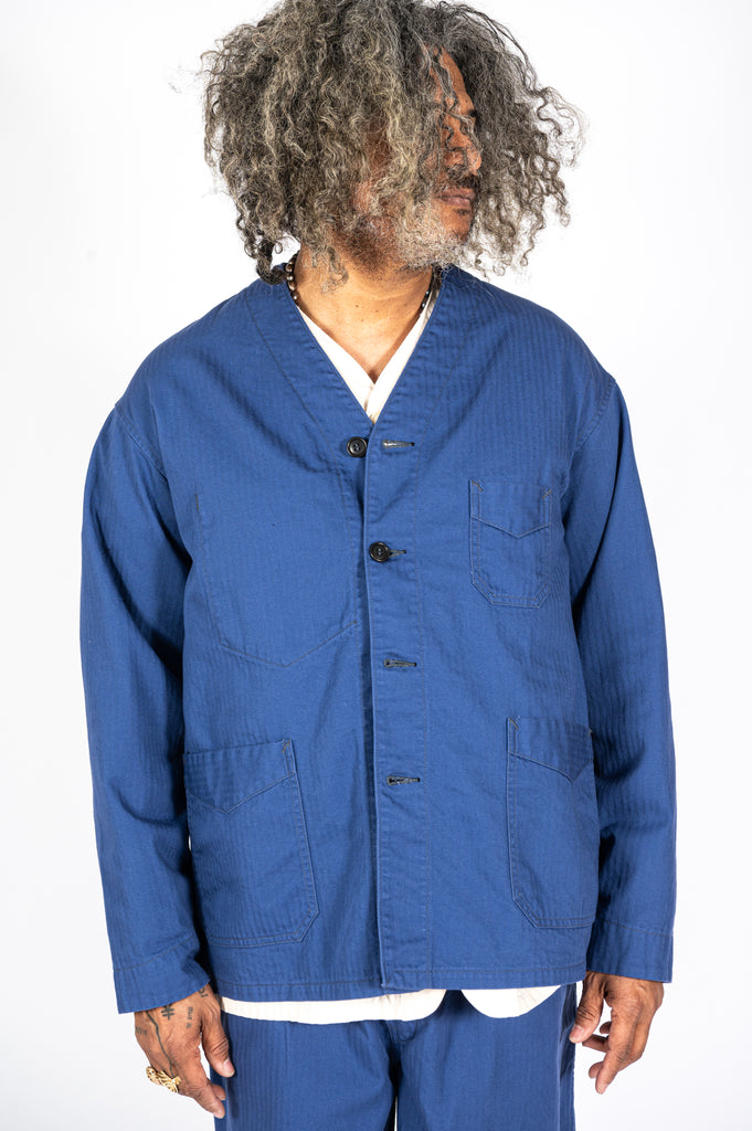 POST Chinois Travail Jacket 2 Blue