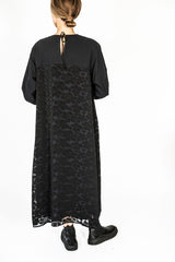 Openwork Pattern Pullover Dress