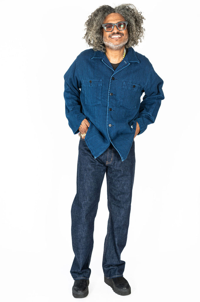 Unisex Woven Selvedge Denim Straight Leg. Jeans