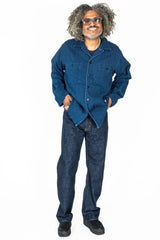 Unisex Woven Selvedge Denim Straight Leg. Jeans