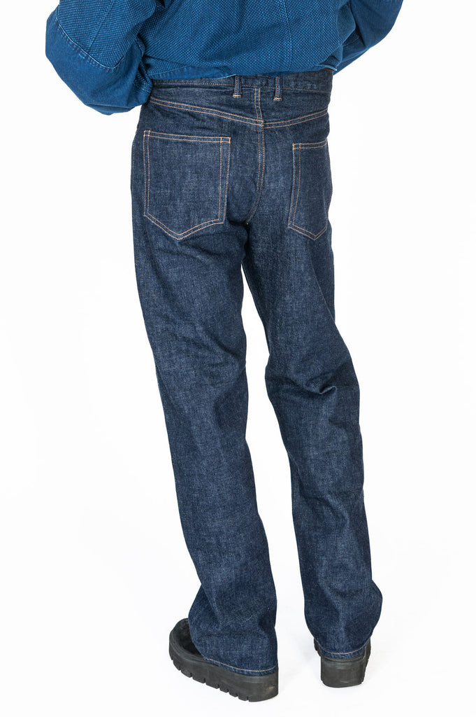 Unisex Woven Selvedge Denim Straight Leg. Jeans