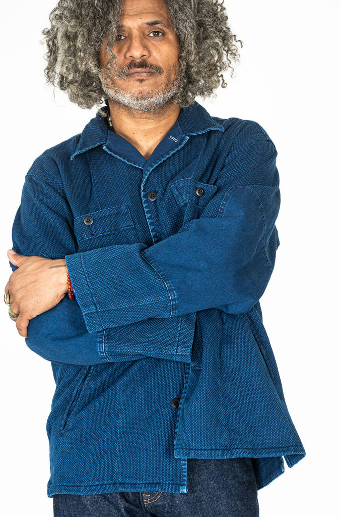 Kasezome Sashiko Fatigue Shirt Jacket