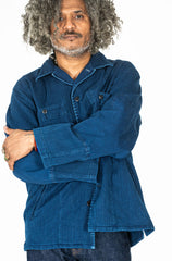 Kasezome Sashiko Fatigue Shirt Jacket