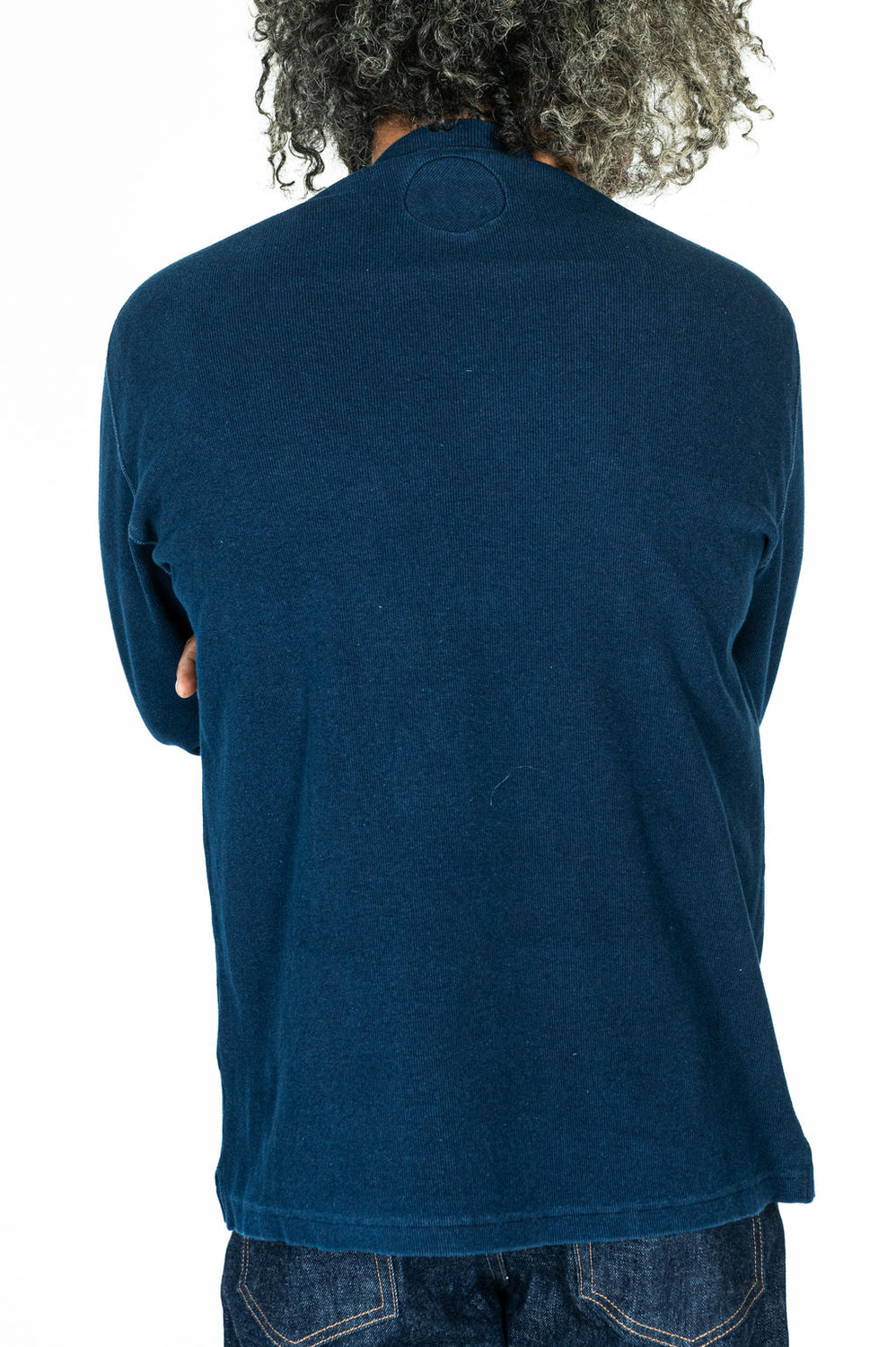 Unisex Knit Hand-Dyed Slub Cotton Long Sleeve T shirt