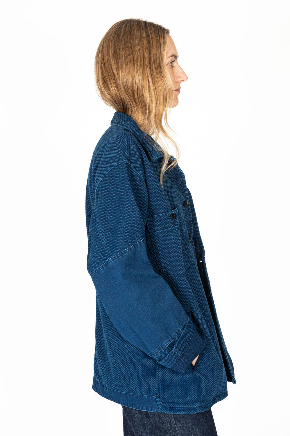 Kasezome Sashiko Fatigue Shirt Jacket