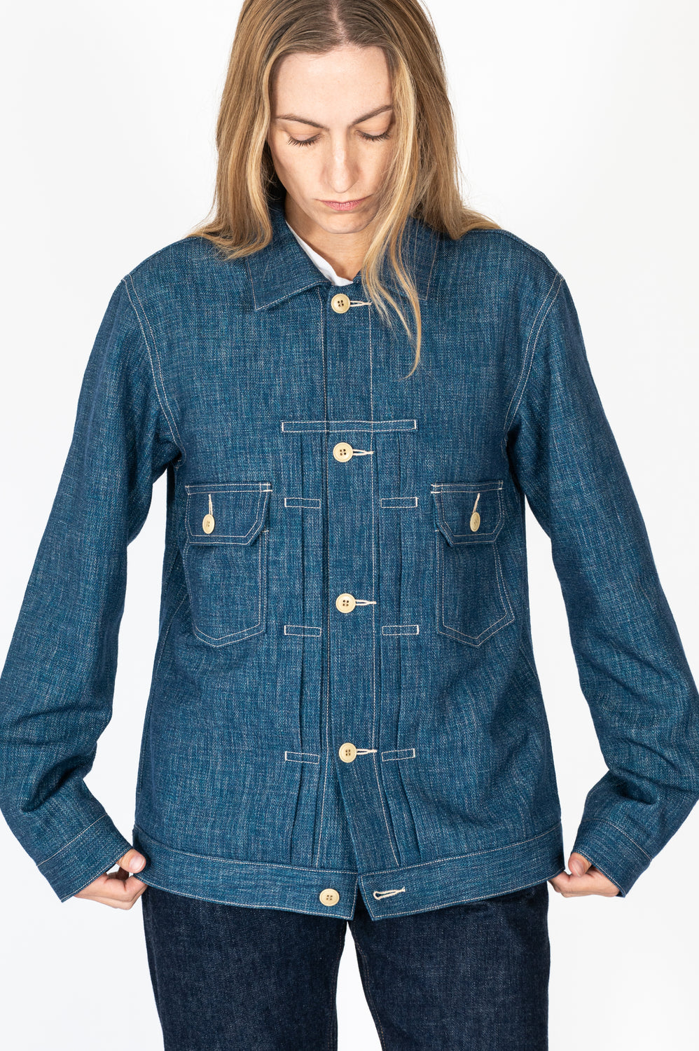 Unisex Wool Denim Jacket
