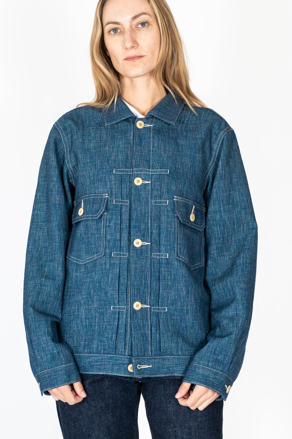 Unisex Wool Denim Jacket