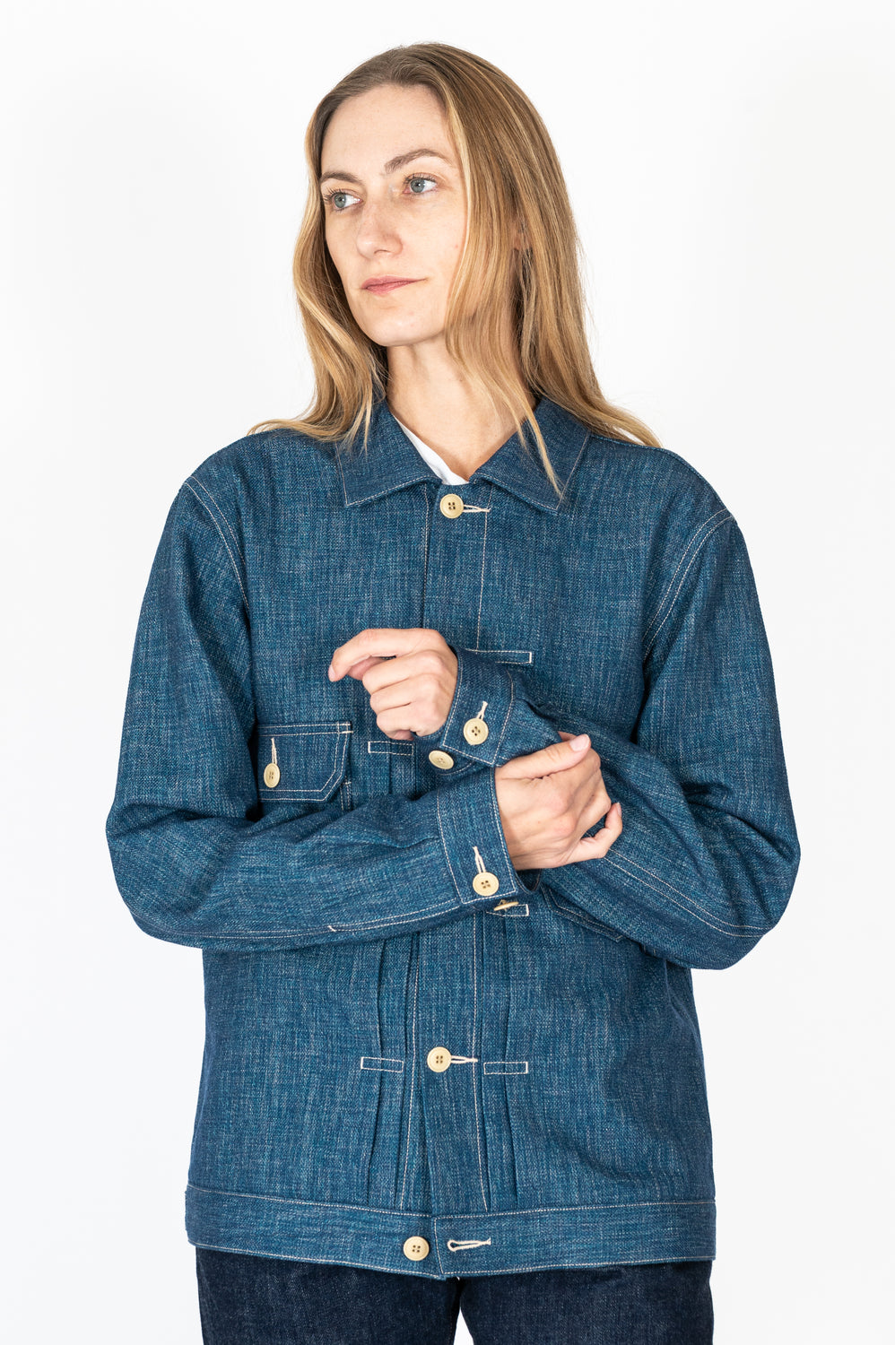 Unisex Wool Denim Jacket