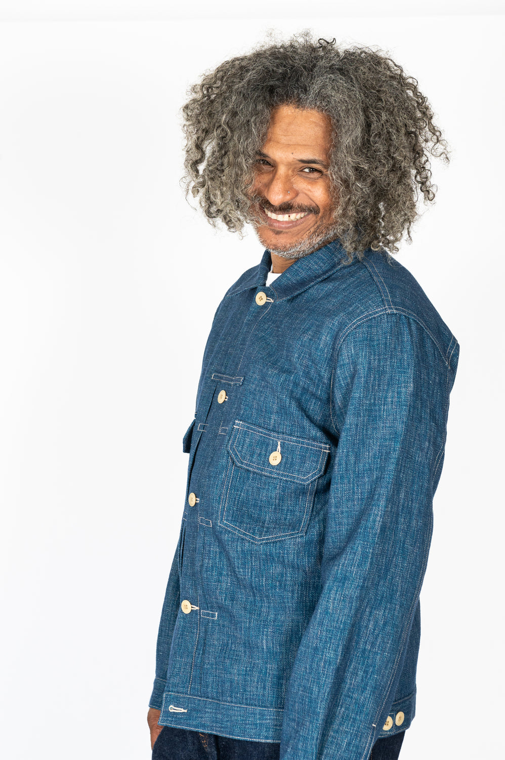 Unisex Wool Denim Jacket