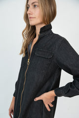 8 oz BLK x ECR Denim Drizzler Work Shirt Dress