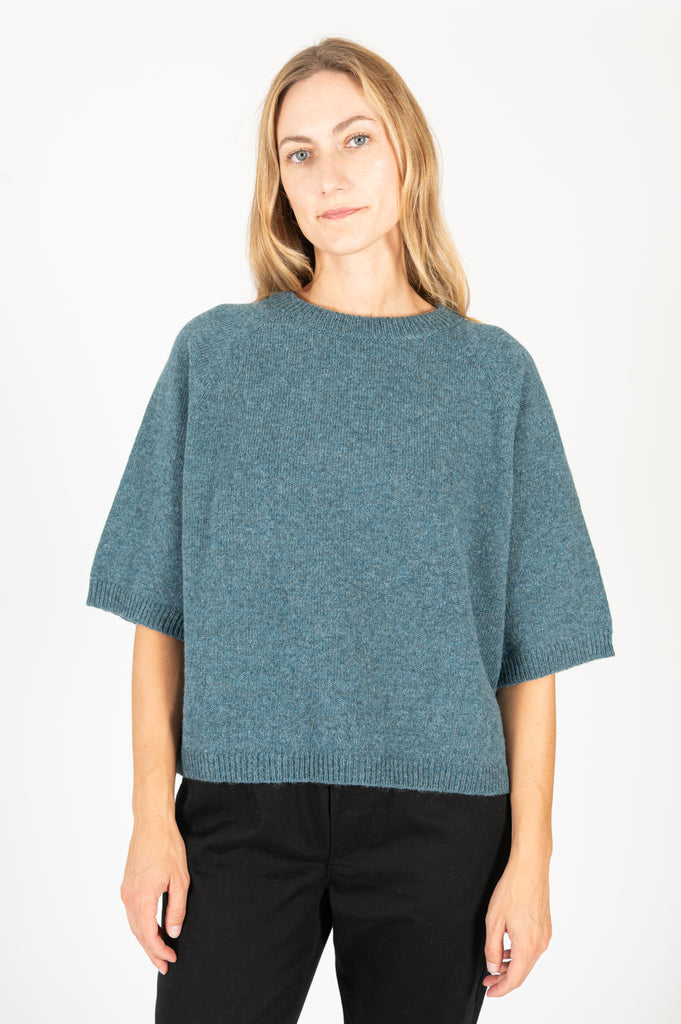 Raglan Sweater Turquoise