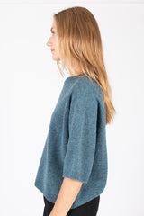 Raglan Sweater Turquoise