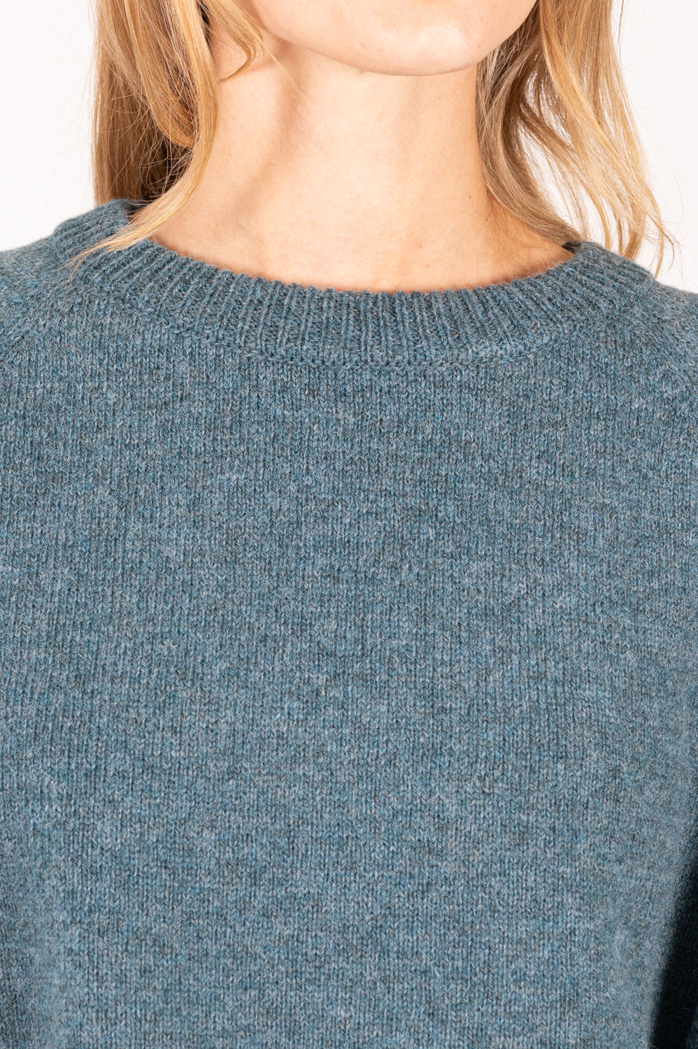 Raglan Sweater Turquoise