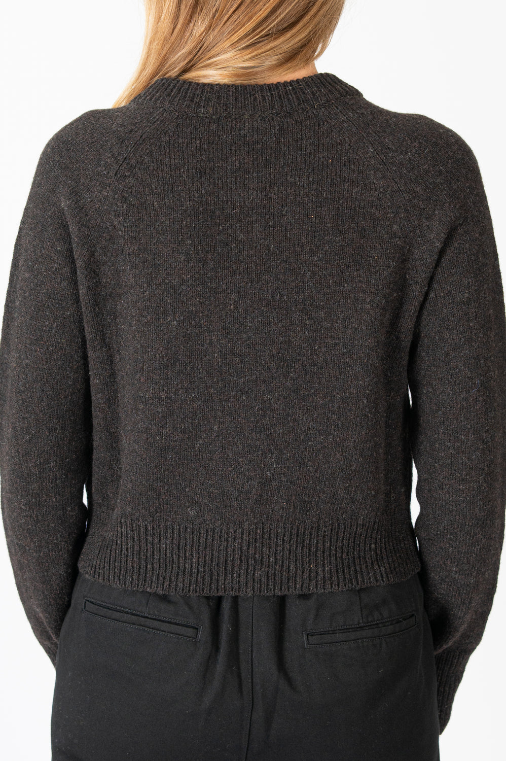 Raglan Cardigan Dark Brown