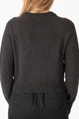 Raglan Cardigan Dark Brown