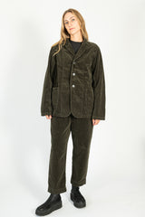 7W Corduroy Hospital Jacket Gray