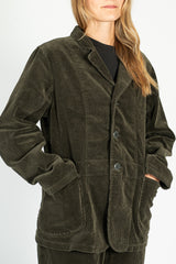 7W Corduroy Hospital Jacket Gray