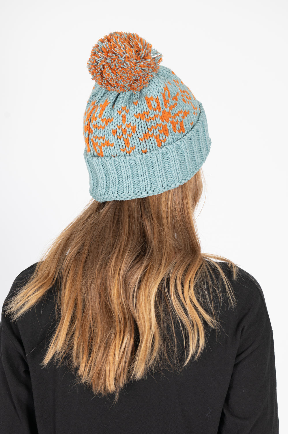 3G Wool Snow Knit Cap Light Blue