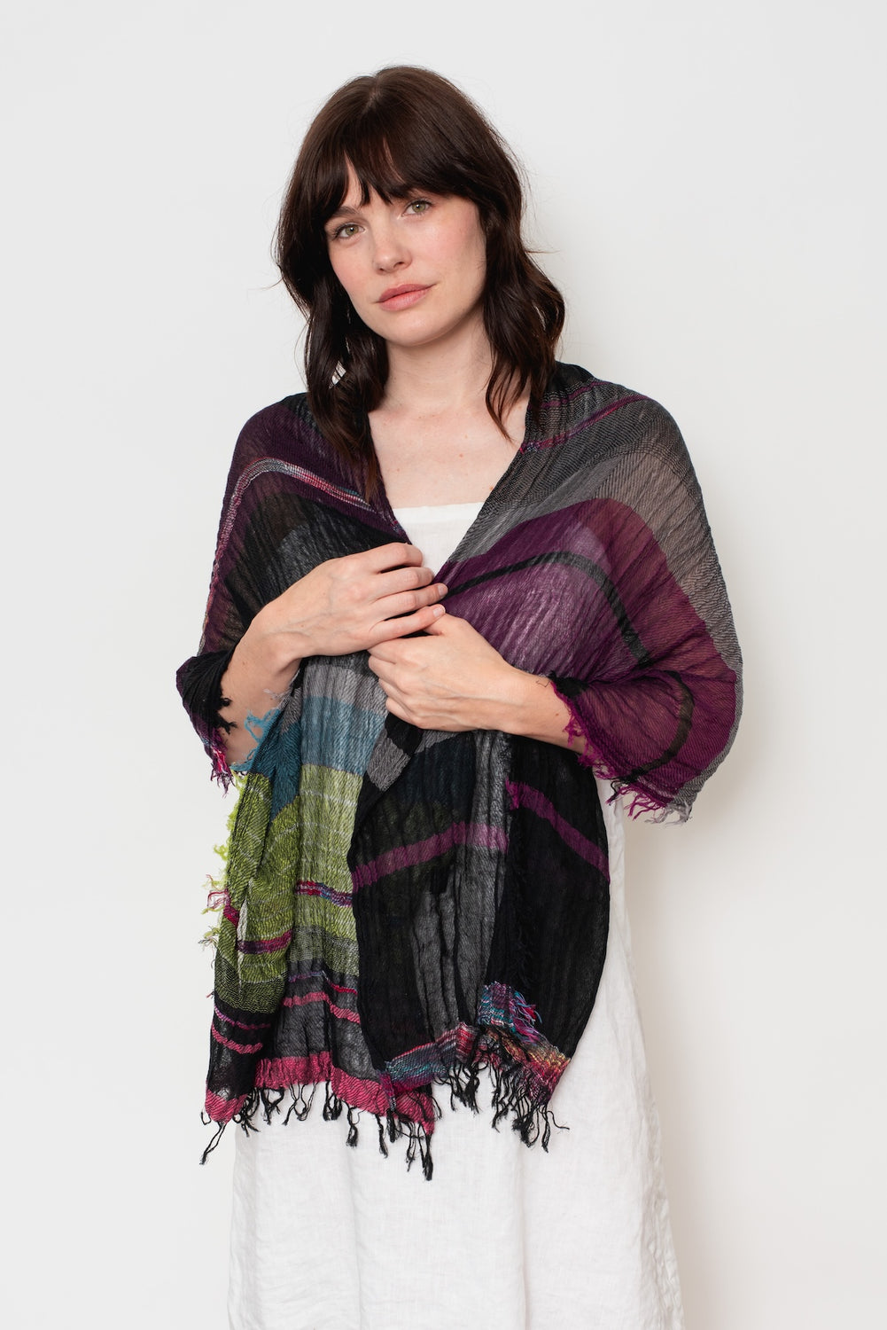 Roots Shawl MIDDLE Cotton 13