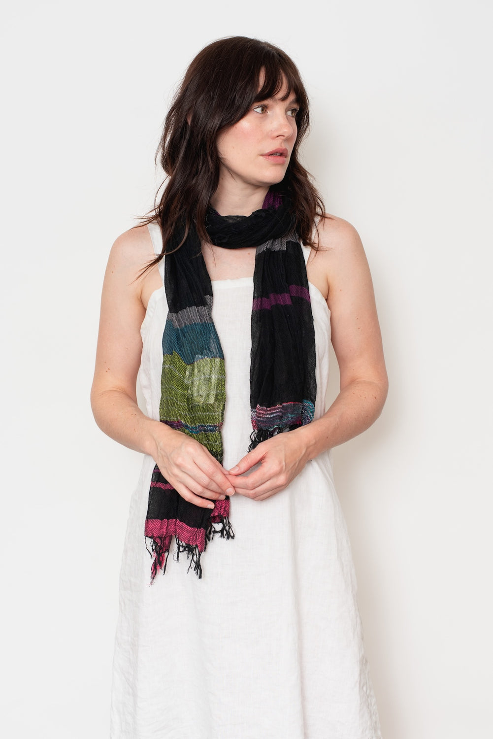 Roots Shawl MIDDLE Cotton 13