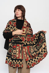 Fulling Wool Scarf ALASKA RAVEN