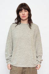 Loose Long Sleeve T-Shirt Gray