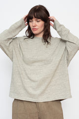 Loose Long Sleeve T-Shirt Gray