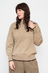 Wholegarment Knit Wool Sweater