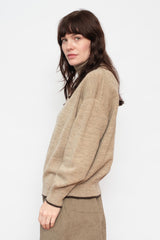 Wholegarment Knit Wool Turtleneck Sweater