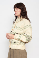 Peru Hand Knit Wool Cardigan