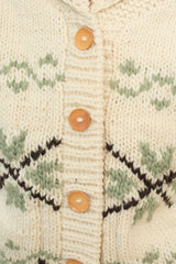 Peru Hand Knit Wool Cardigan