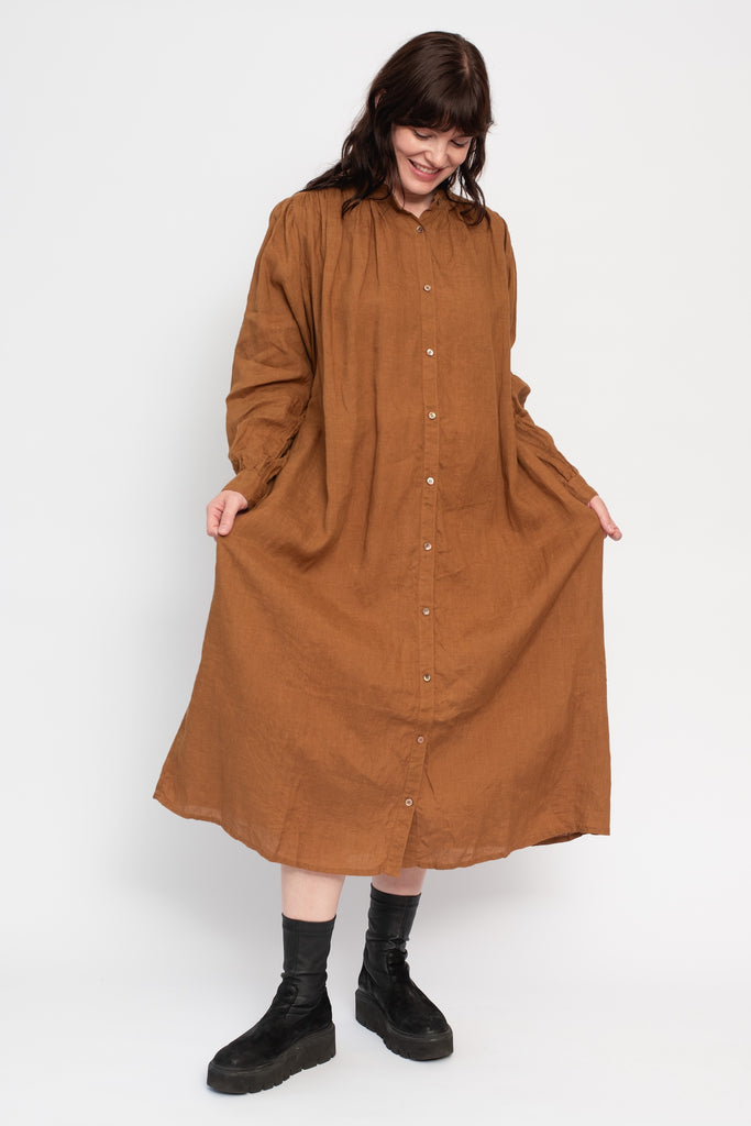 French Linen Dress