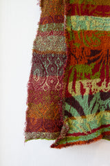 Cotton Knit Scarf Green