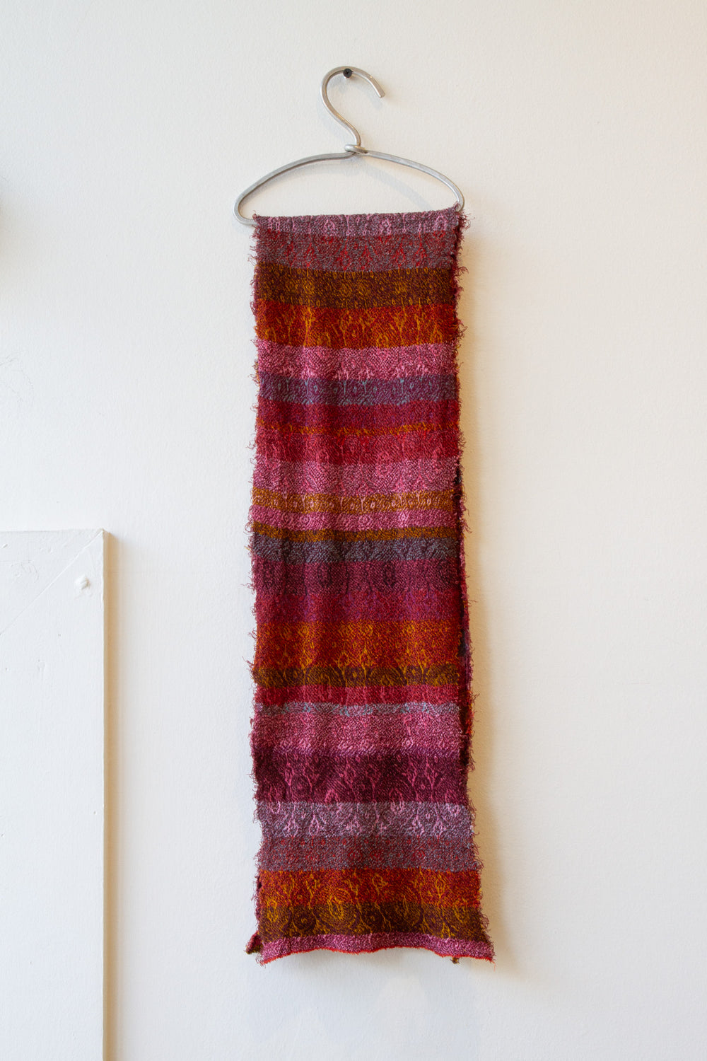 Cotton Knit Scarf Pink