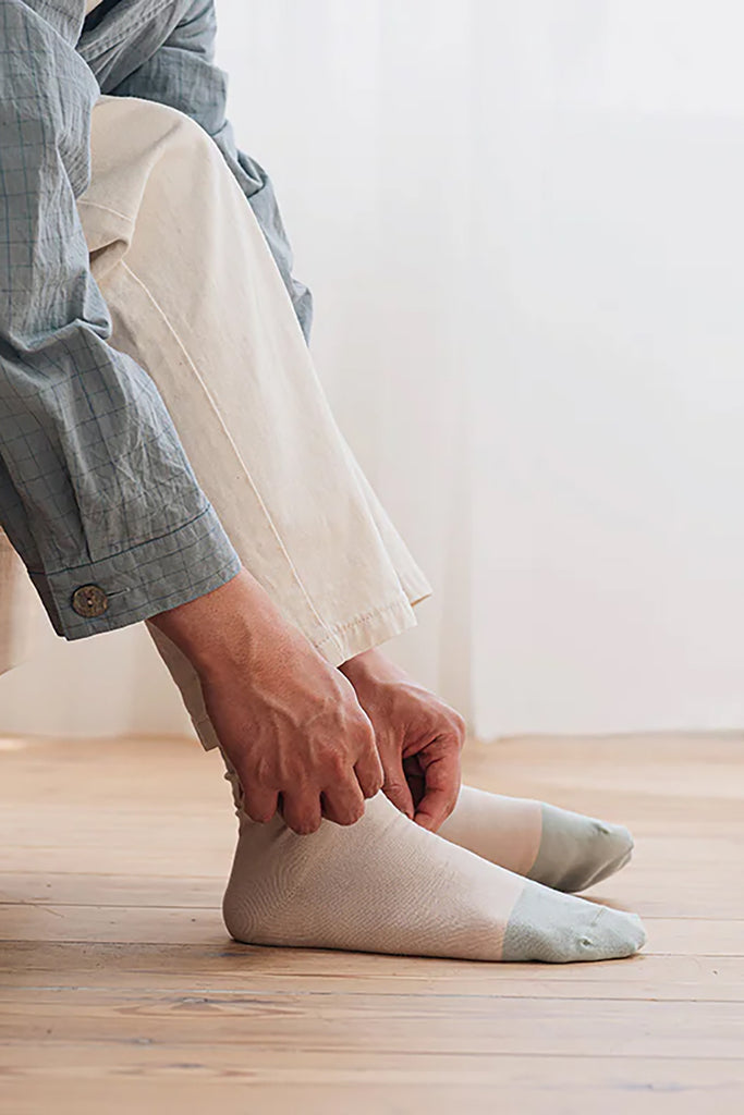 High Twisted Cotton Summer Socks, Grand Central