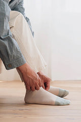 High Twisted Cotton Summer Socks, Grand Central