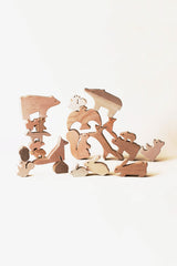 Wooden Forest Animals Building Blocks