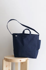 Side Pocket Tote Bag Midnight Blue
