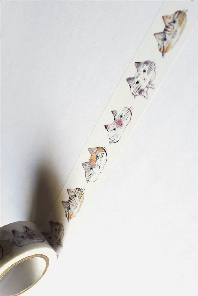 Toraneko Bonbon Washi Tape, Cat