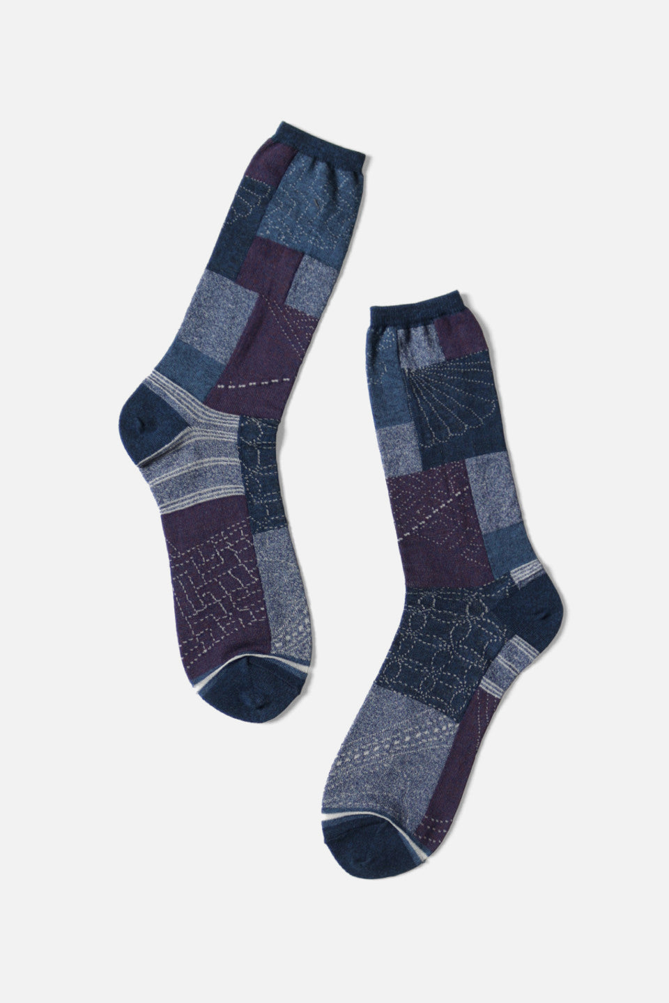 144 Yarns FUROSHIKI Patchwork Socks