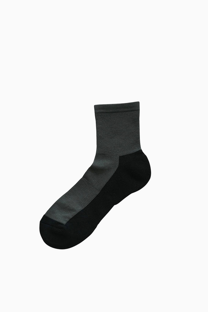Cotton Cashmere Walk Socks Black