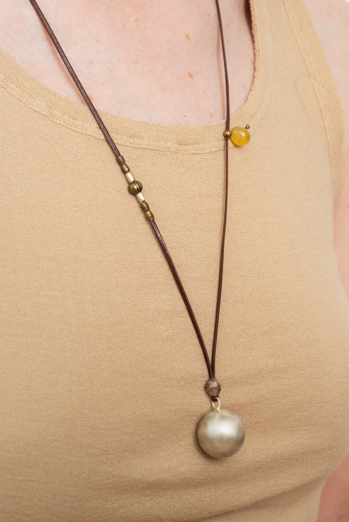 Tamayura Necklace Silver, D