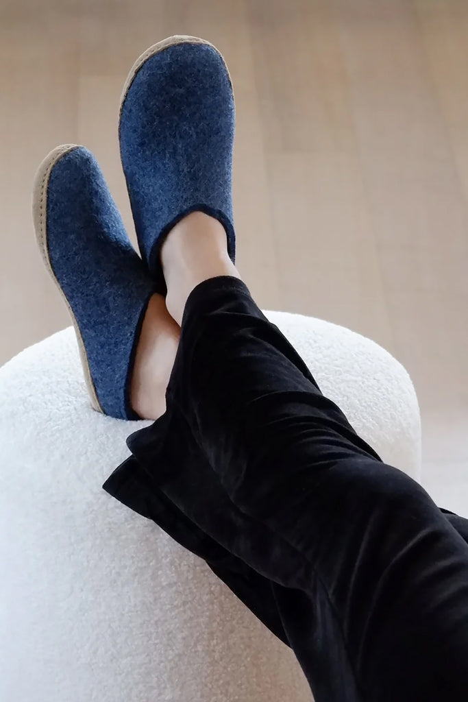 Denim Color Slippers
