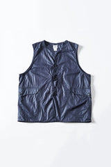 Royal Traveler Vest, Waxy Taffeta Navy