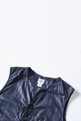 Royal Traveler Vest, Waxy Taffeta Navy